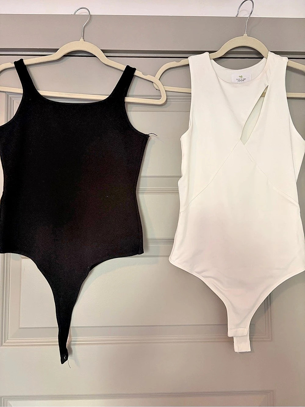Black & White One-Piece Bodysuit Set